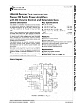 DataSheet LM4838 pdf